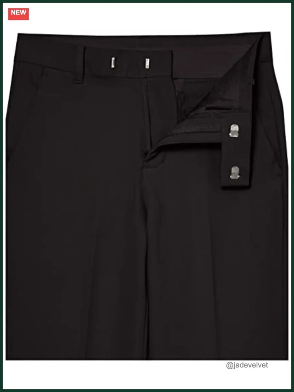 Boys' Flat-Front Suit Dress Pant, Straight Leg, Hemmed Bottom, Belt Loops &